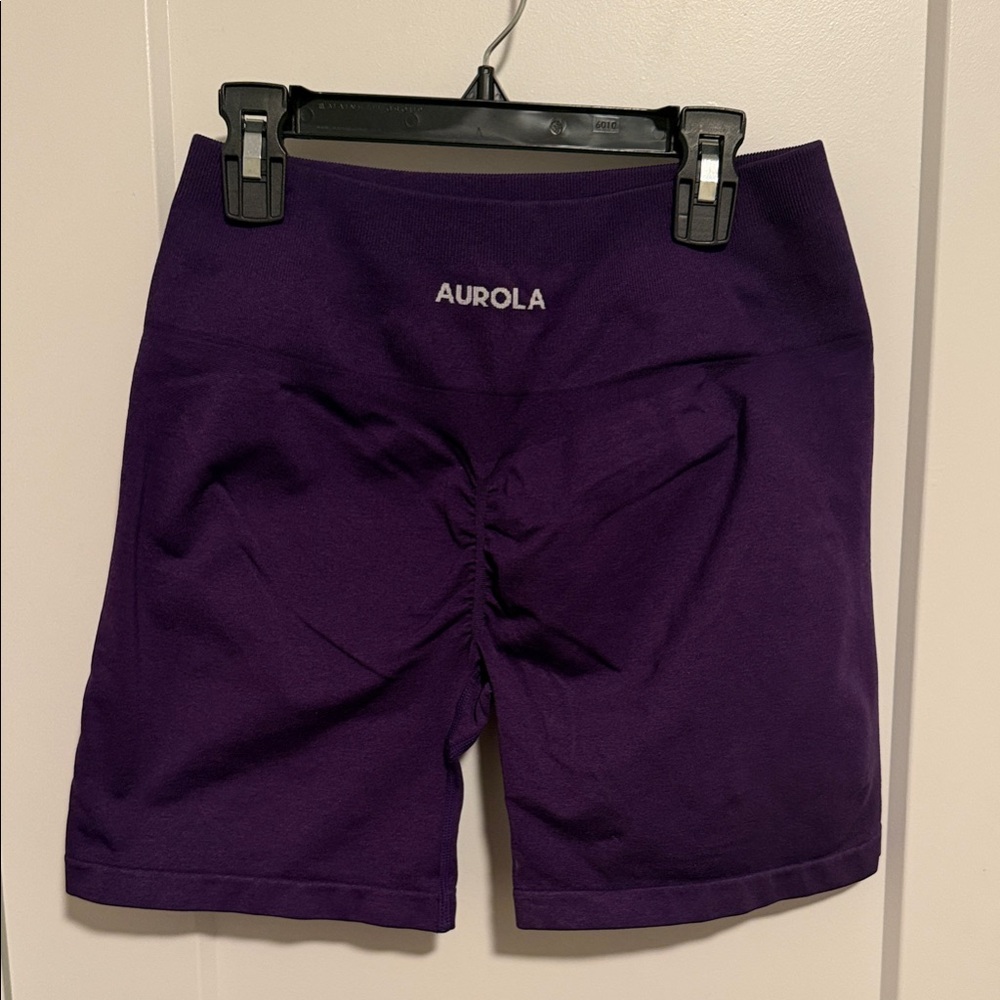 Aurola Women's Stylish Purple Bike Shorts